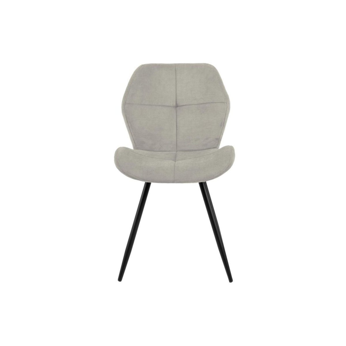 Chaises de salle à manger en tissu (lot de 2) - PETRA crème, HELLIN, DEPUIS 1862