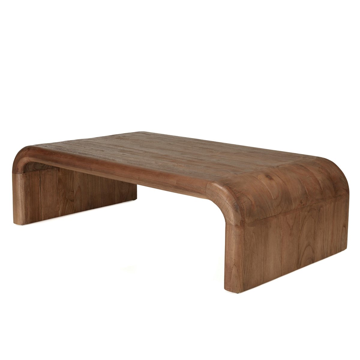 Table basse épurée en bois de mindi ARCUS bois naturel, PIER IMPORT