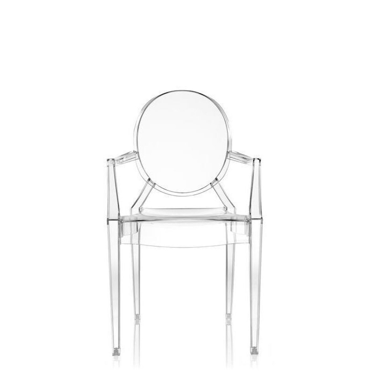 Lot de 4 Chaise Louis GHOST cristal, KARTELL