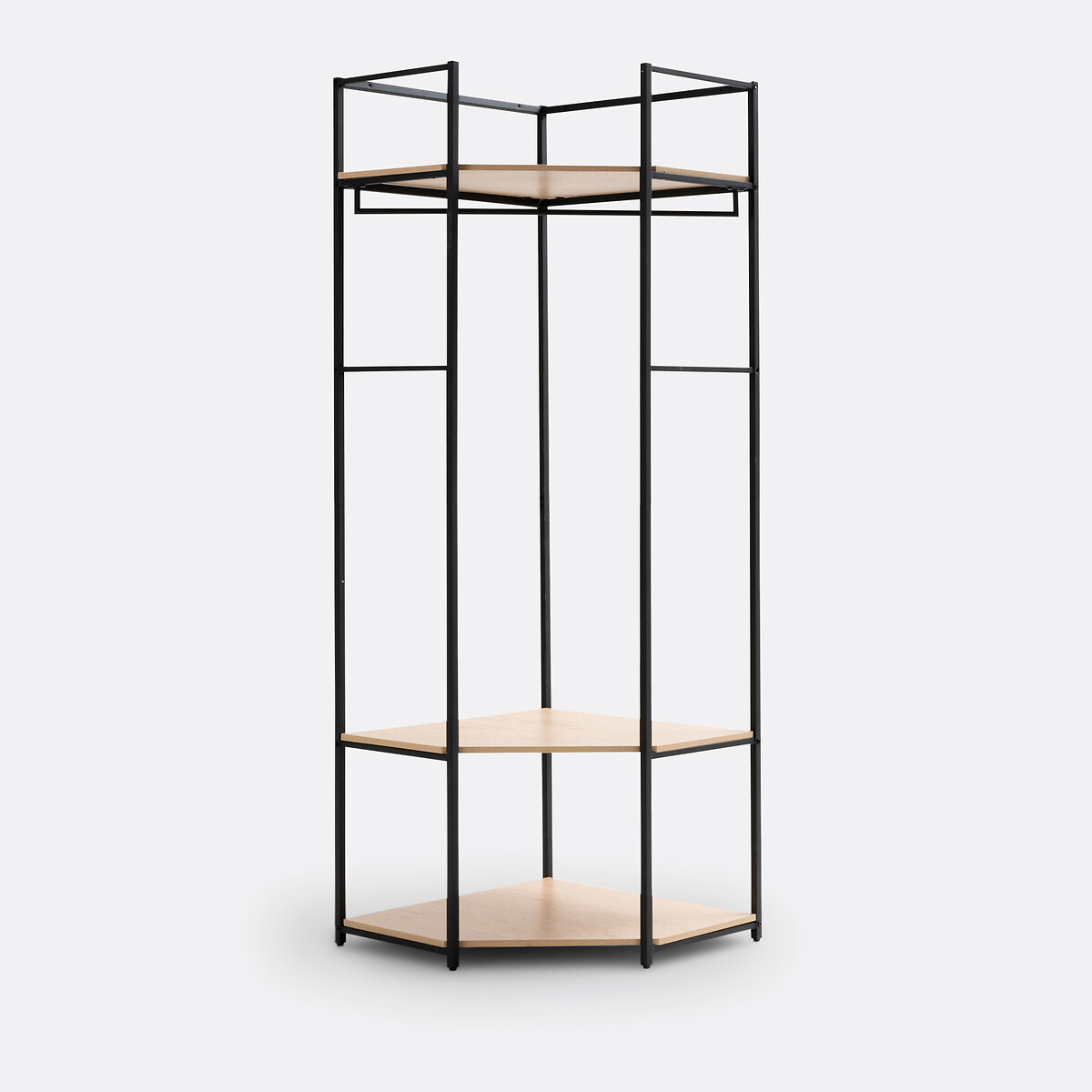 Module de dressing d'angle, Adarbi noir/bois, LA REDOUTE INTERIEURS