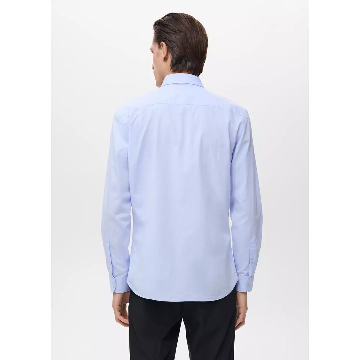 Chemise 100 % coton regular-fit bleu ciel, MANGO MAN