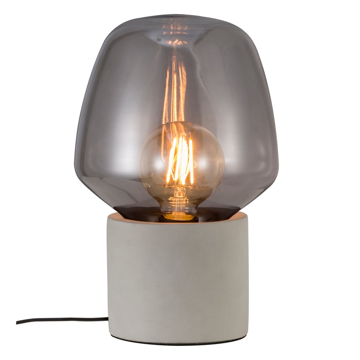 Lampe à poser style industriel en béton, CHRISTINA 20 gris, NORDLUX