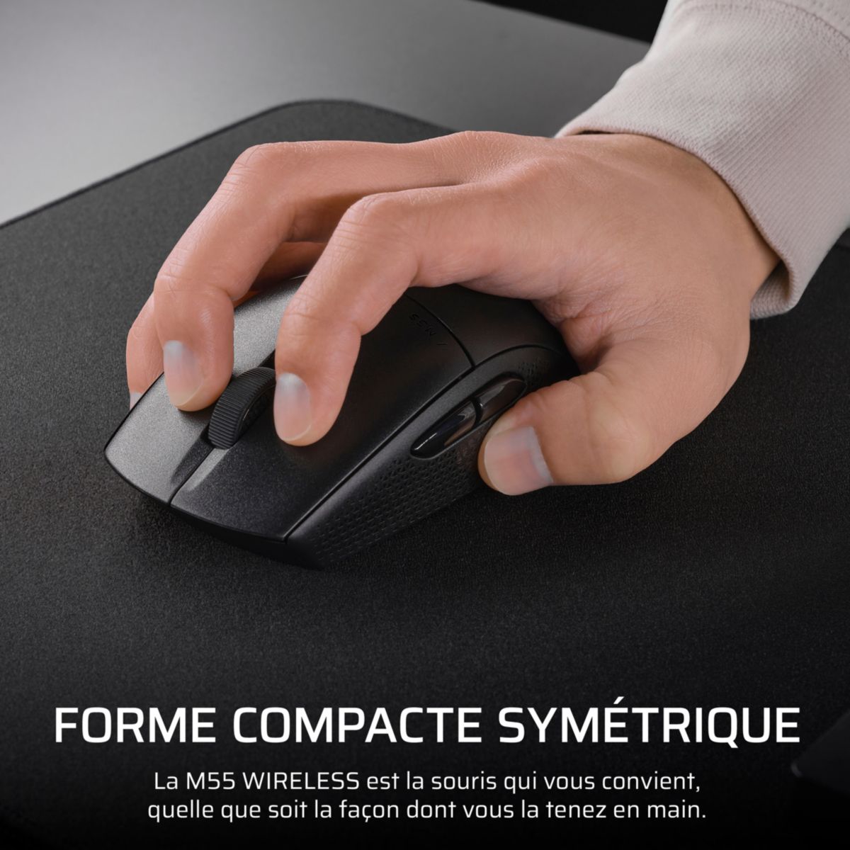 Souris Gamer Sans Fil M55 Wireless couleur unique, CORSAIR