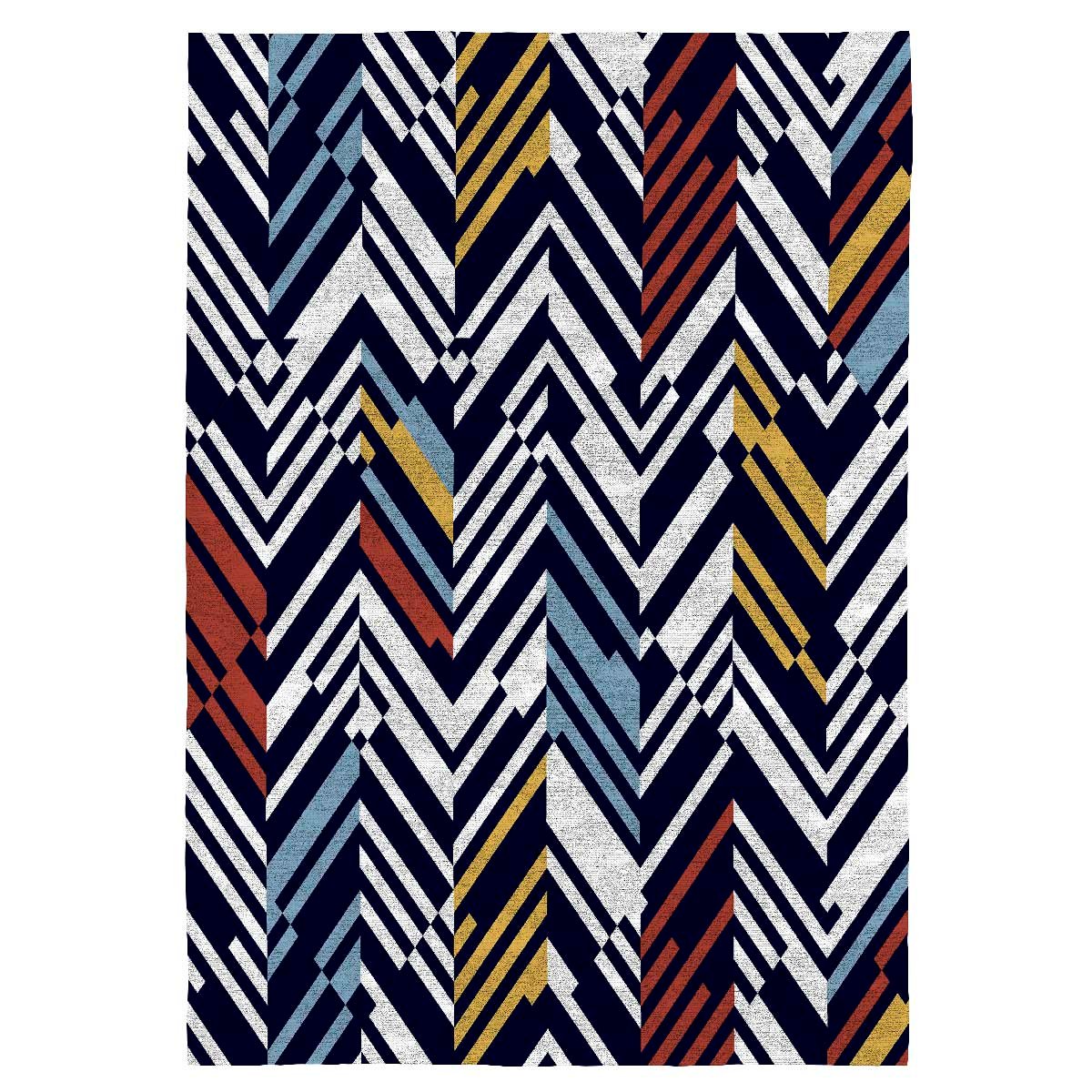 Tapis de salon BASTIAN multicolore, NAF NAF HOME