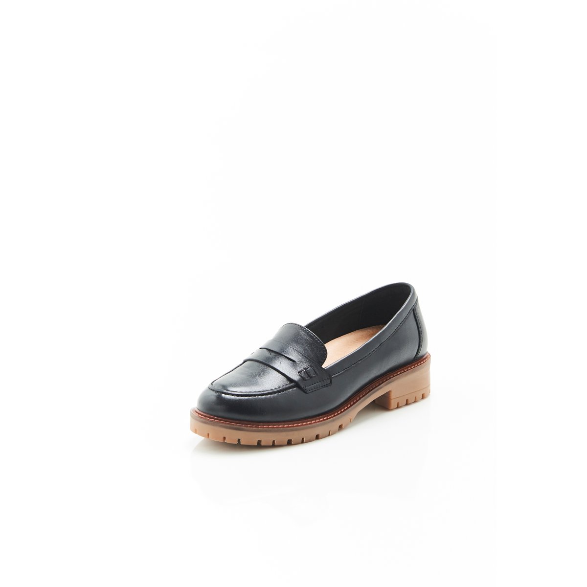 Mocassins crantés Amortyl noir, DAMART
