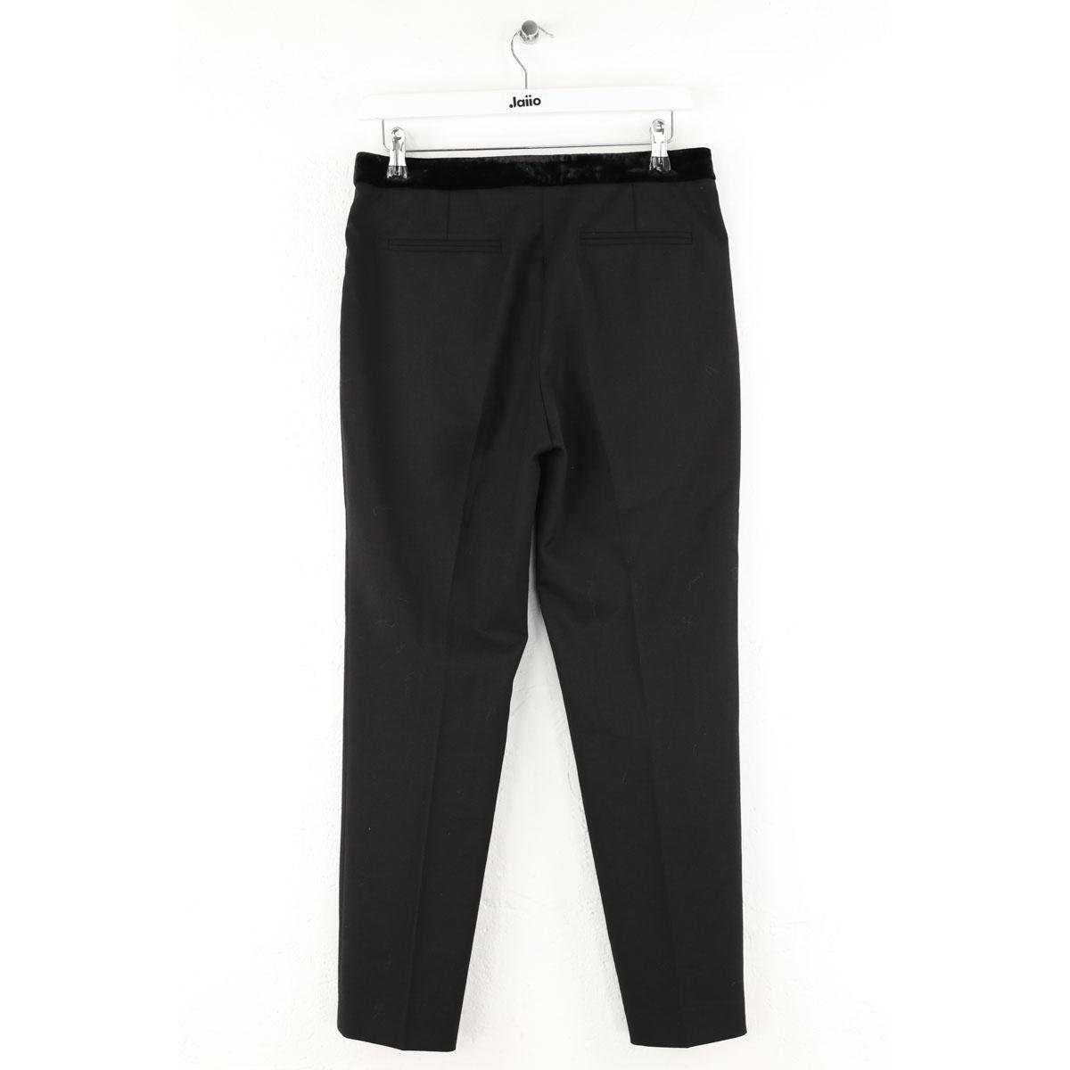 Pantalon droit - Très Bon État noir, SANDRO