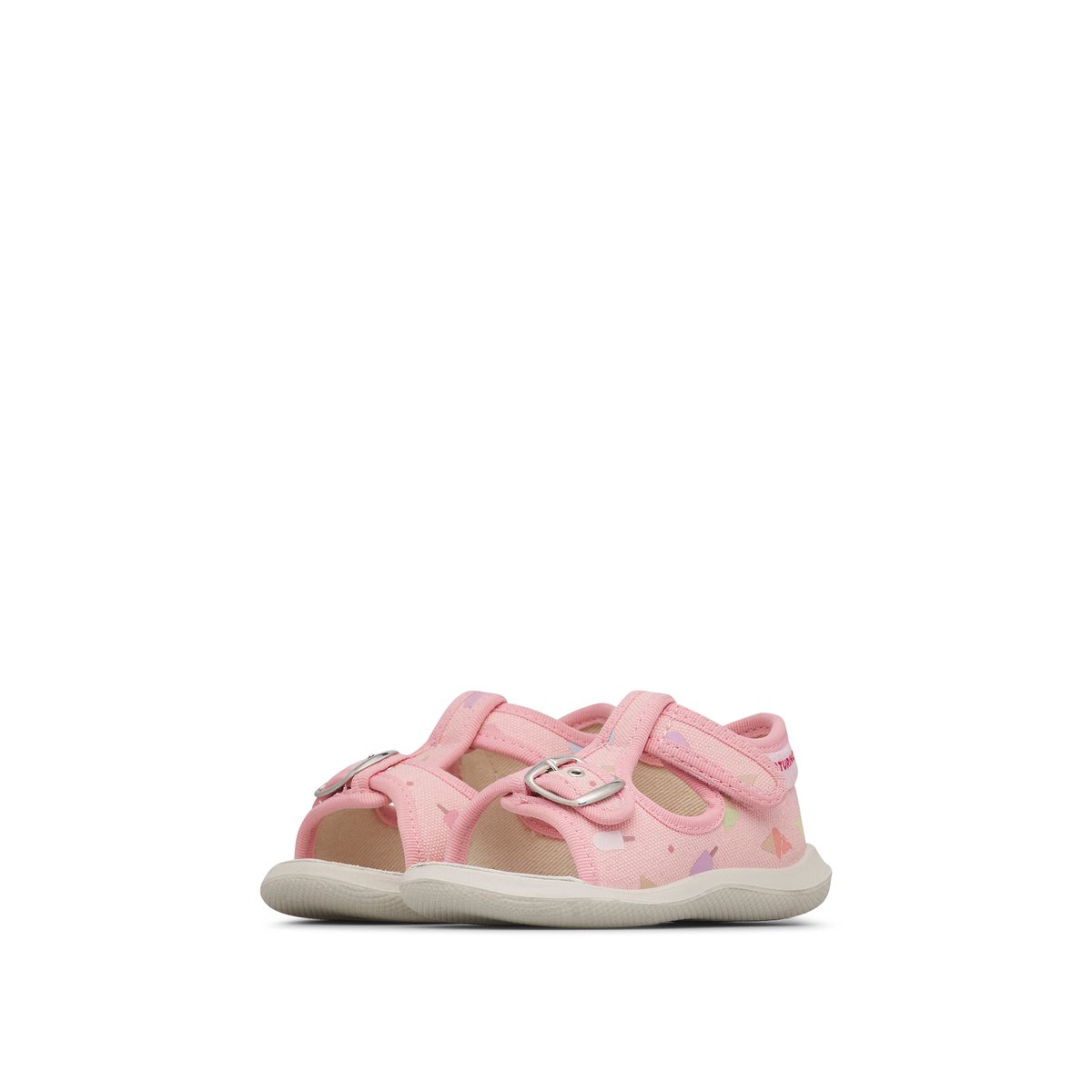 Sandales à bout ouvert « open toe » en tissu PAROS rose-, NATURINO