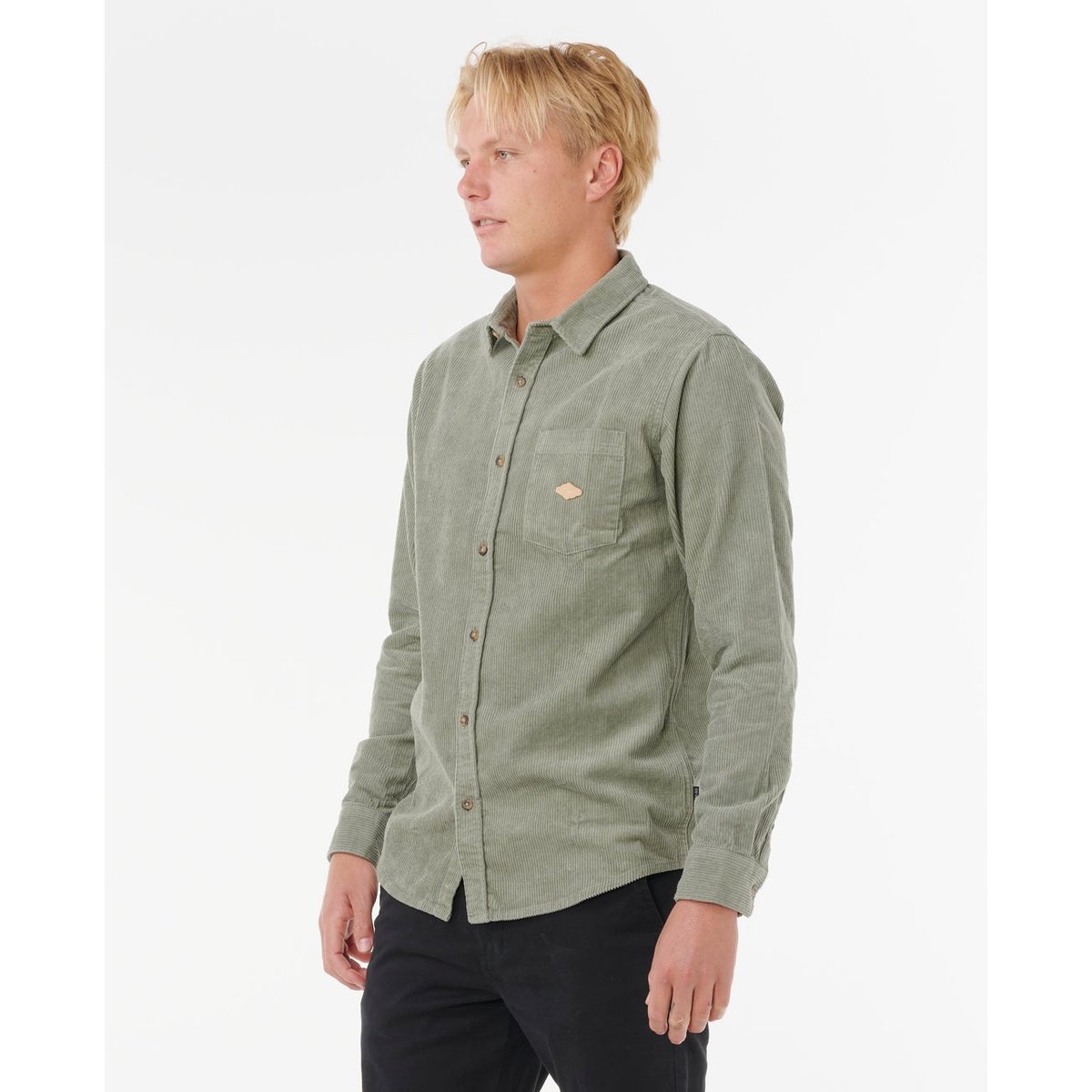 Chemise à manches longues CLASSIC SURF cactus green, RIP CURL