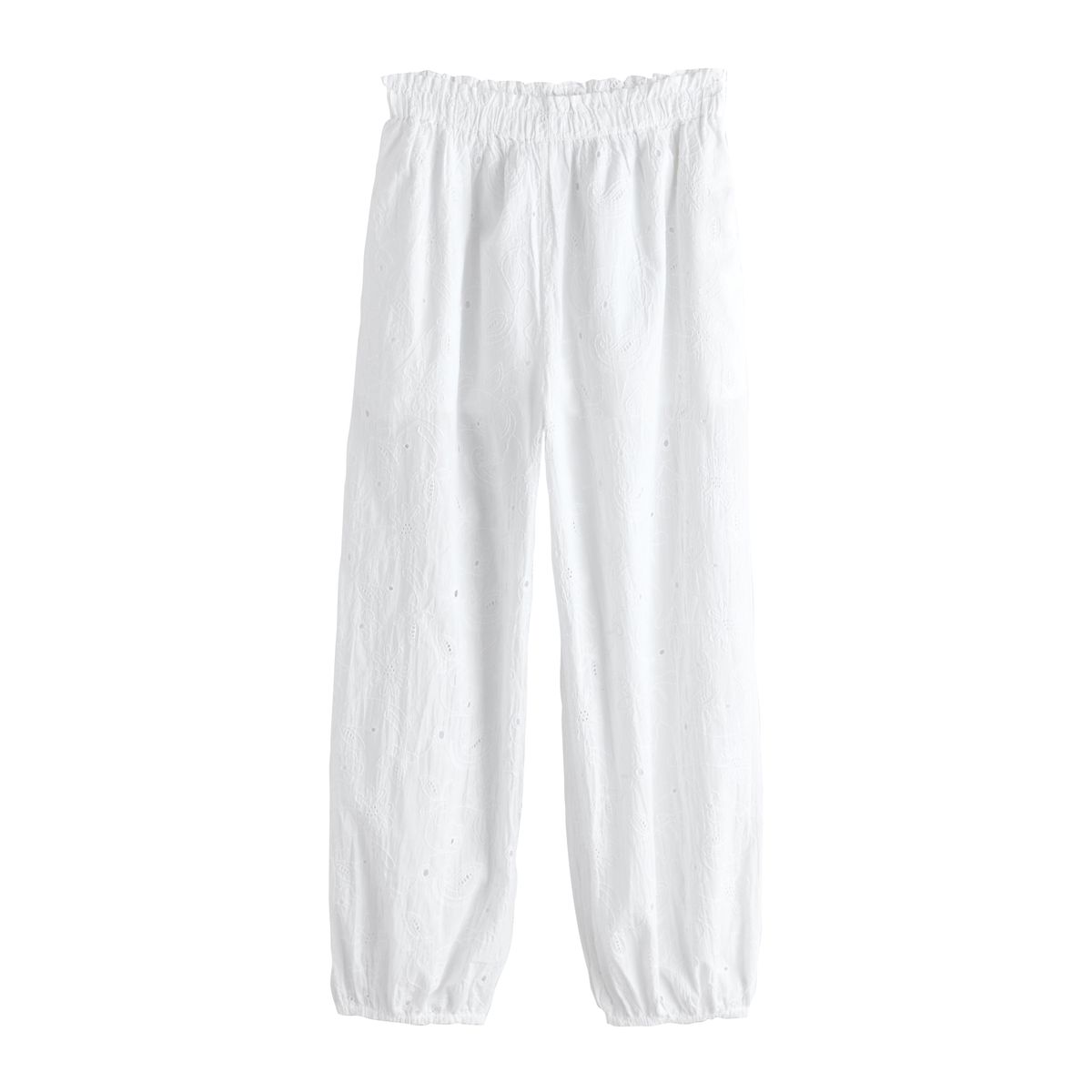 Pantalon bouffant brodé blanc, NEXT