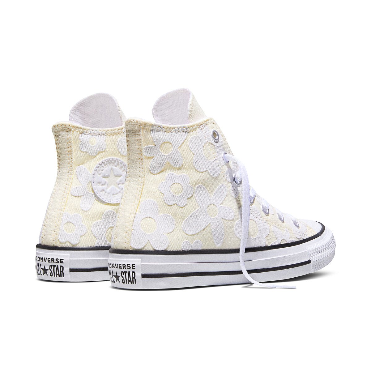 Baskets CHUCK TAYLOR ALL STAR HI BUBBLY FLORAL ecru, CONVERSE
