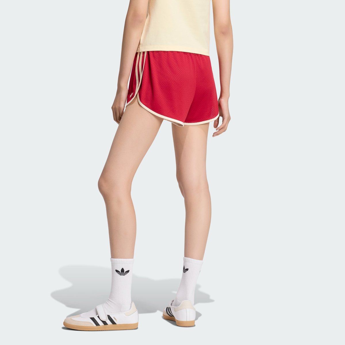 Short Sprinter 3S Mesh Short Sprinter 3S Mesh team victory red / warm vanilla, adidas Originals