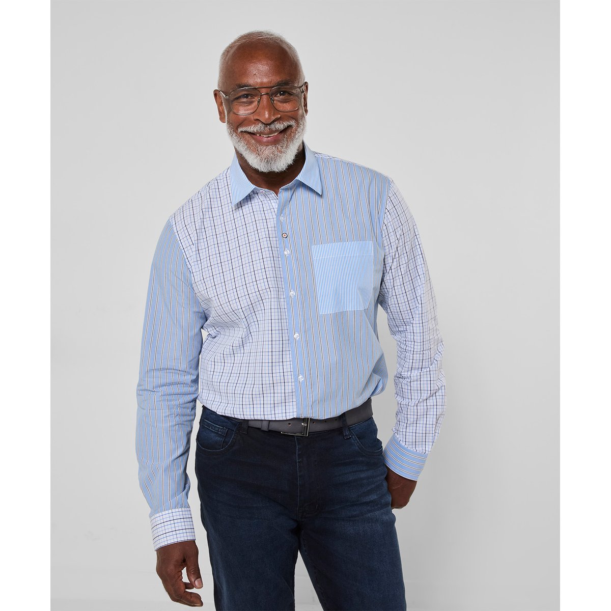 Chemise Cool Combinée bleu, JOE BROWNS