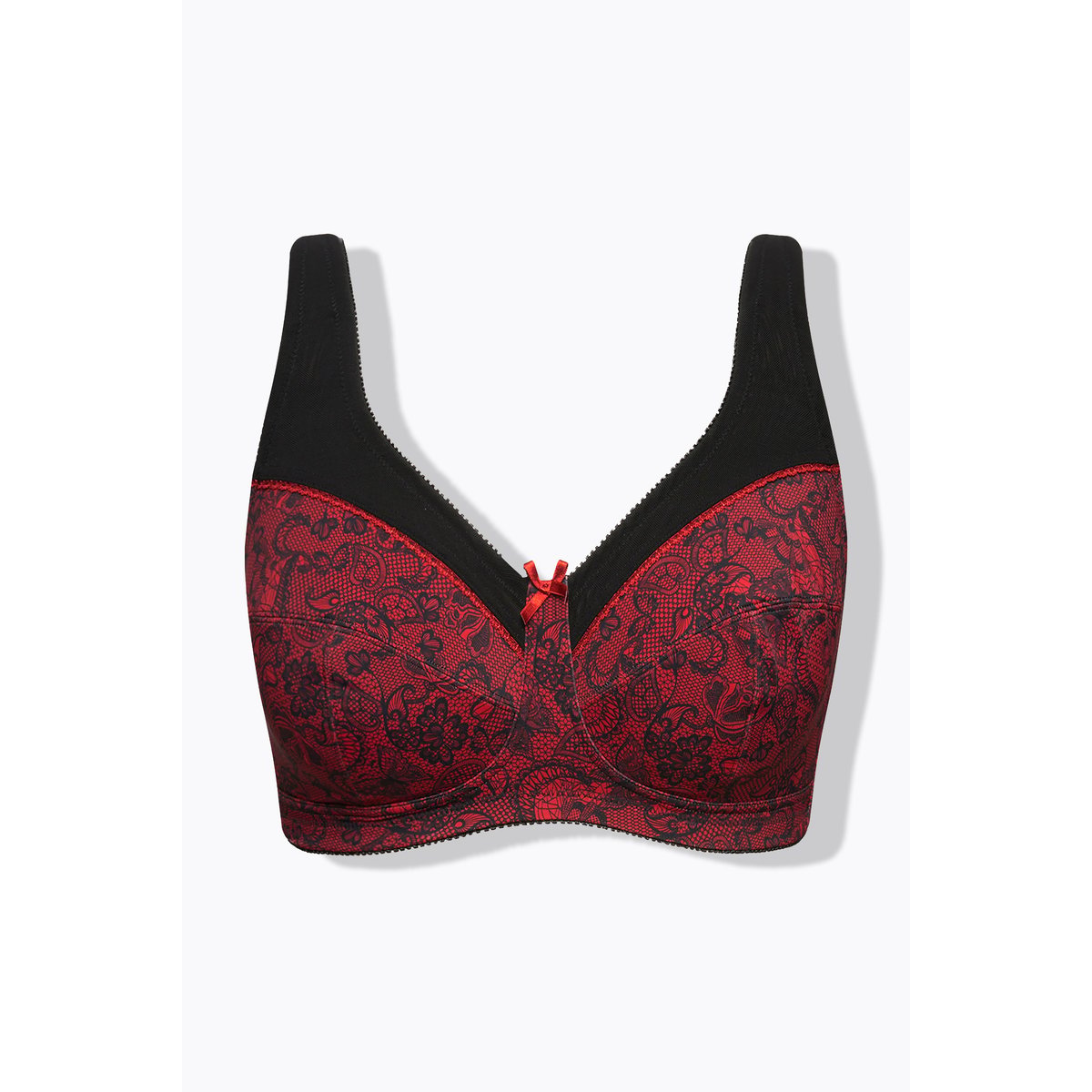 Soutien-gorge de maintien, sans armatures noir, ULLA POPKEN