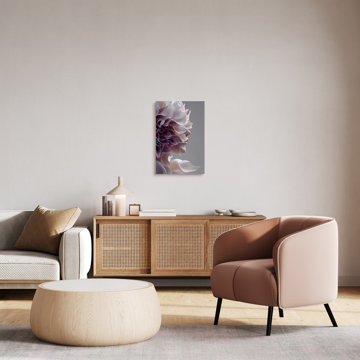 Tableau Sur Toile Portrait Conscience Florale FLEUR tableaux sur toile-rose, CEANOTHE