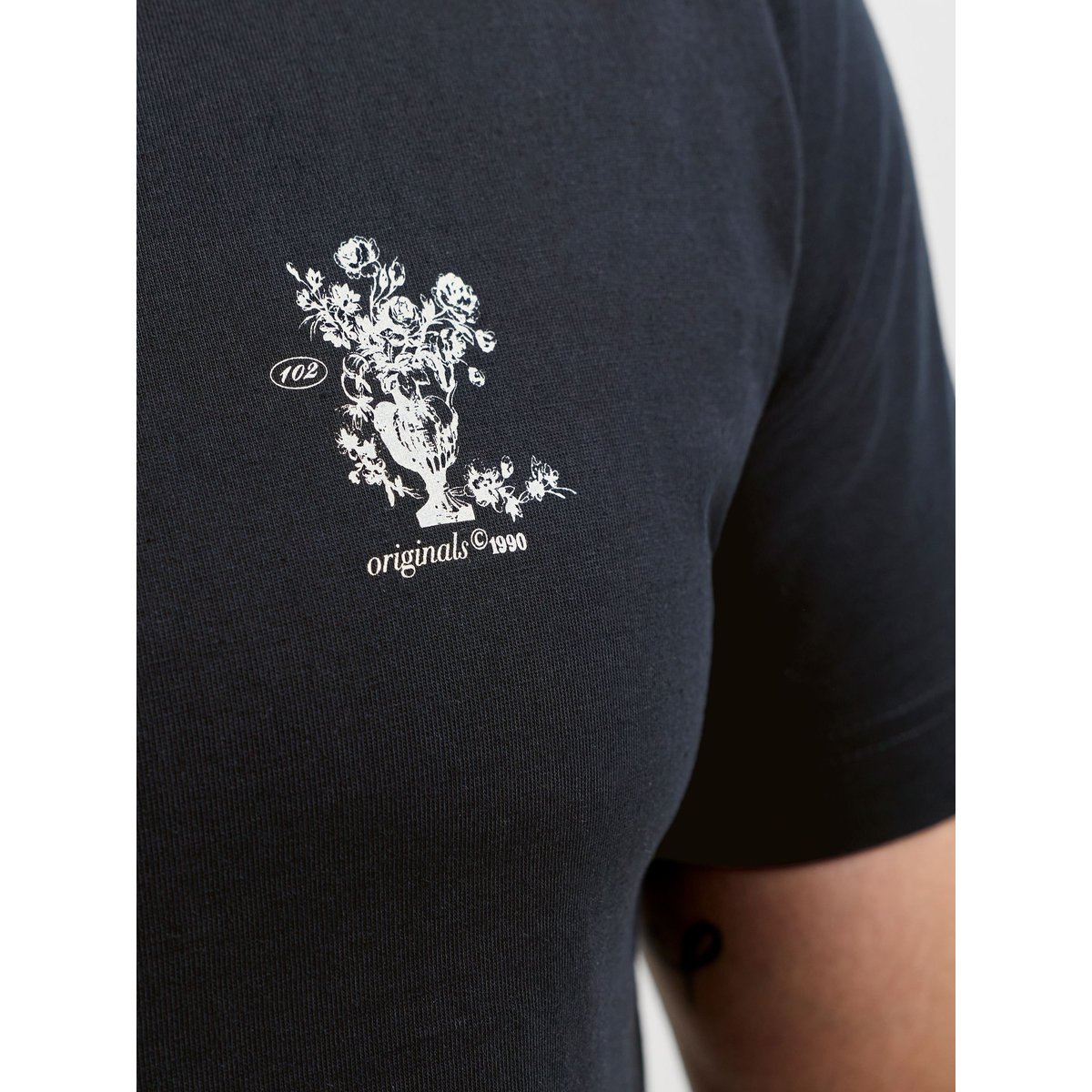 T-Shirt noire - black, JACK & JONES