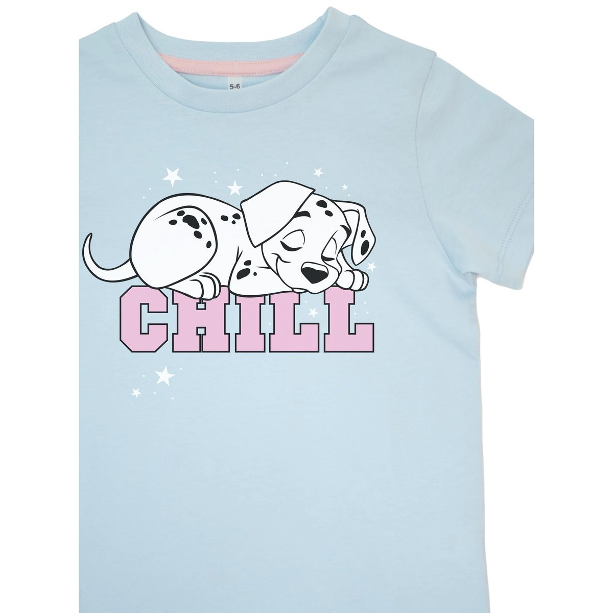 Ensemble de pyjama long manches courtes CHILL bleu clair, DISNEY 101 DALMATIANS