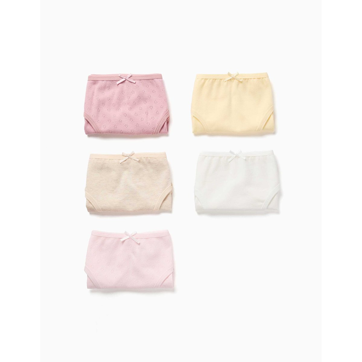 Lot de 5 culottes en coton multicolore, ZIPPY