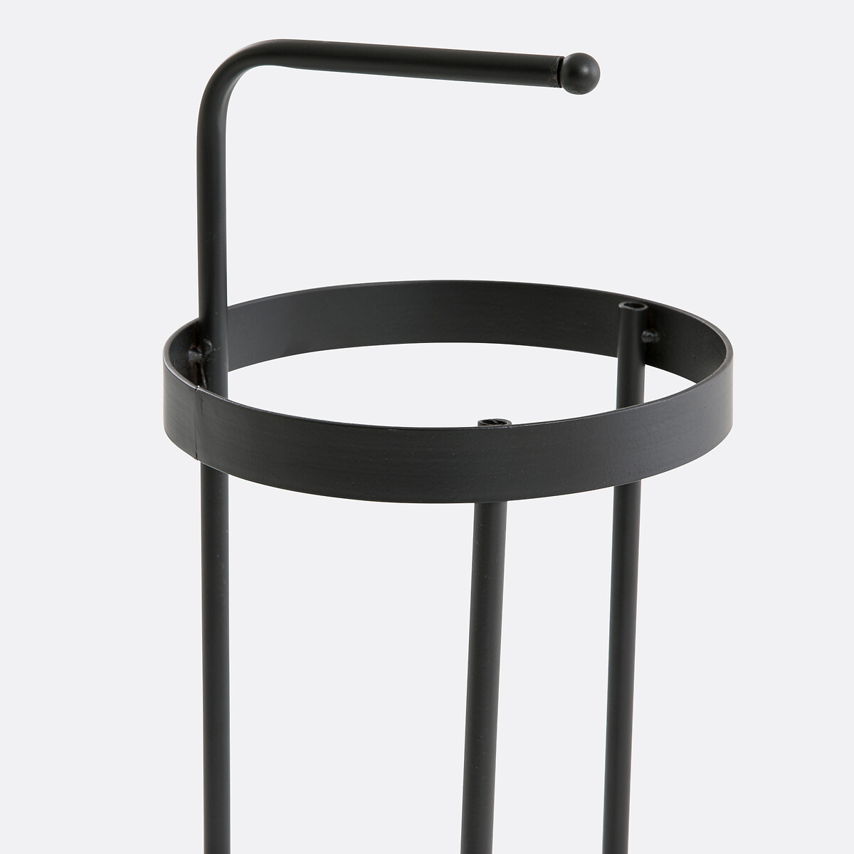 Porte-parapluie métal acier Galda noir, SO'HOME