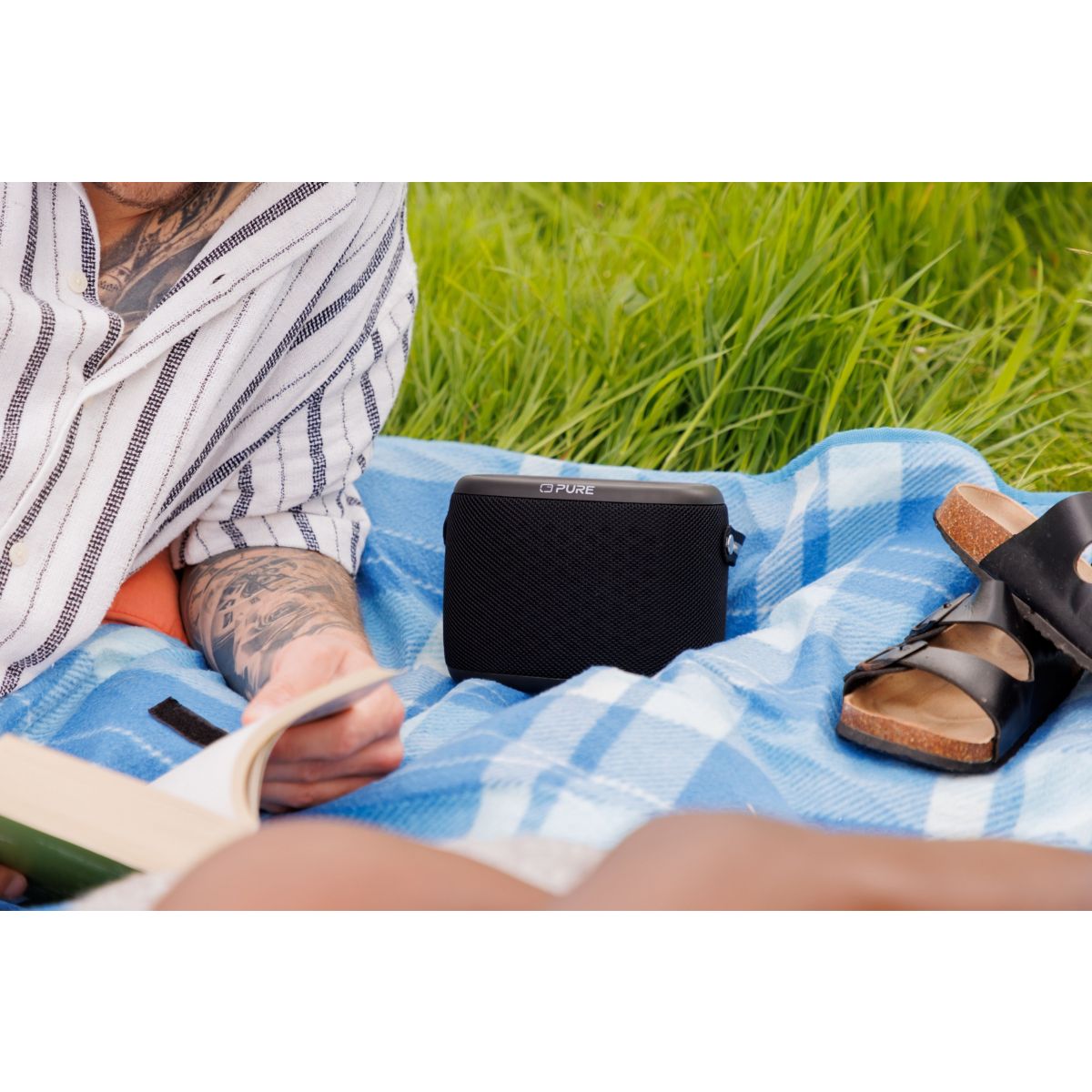Radio DAB Woodland Black couleur unique, PURE