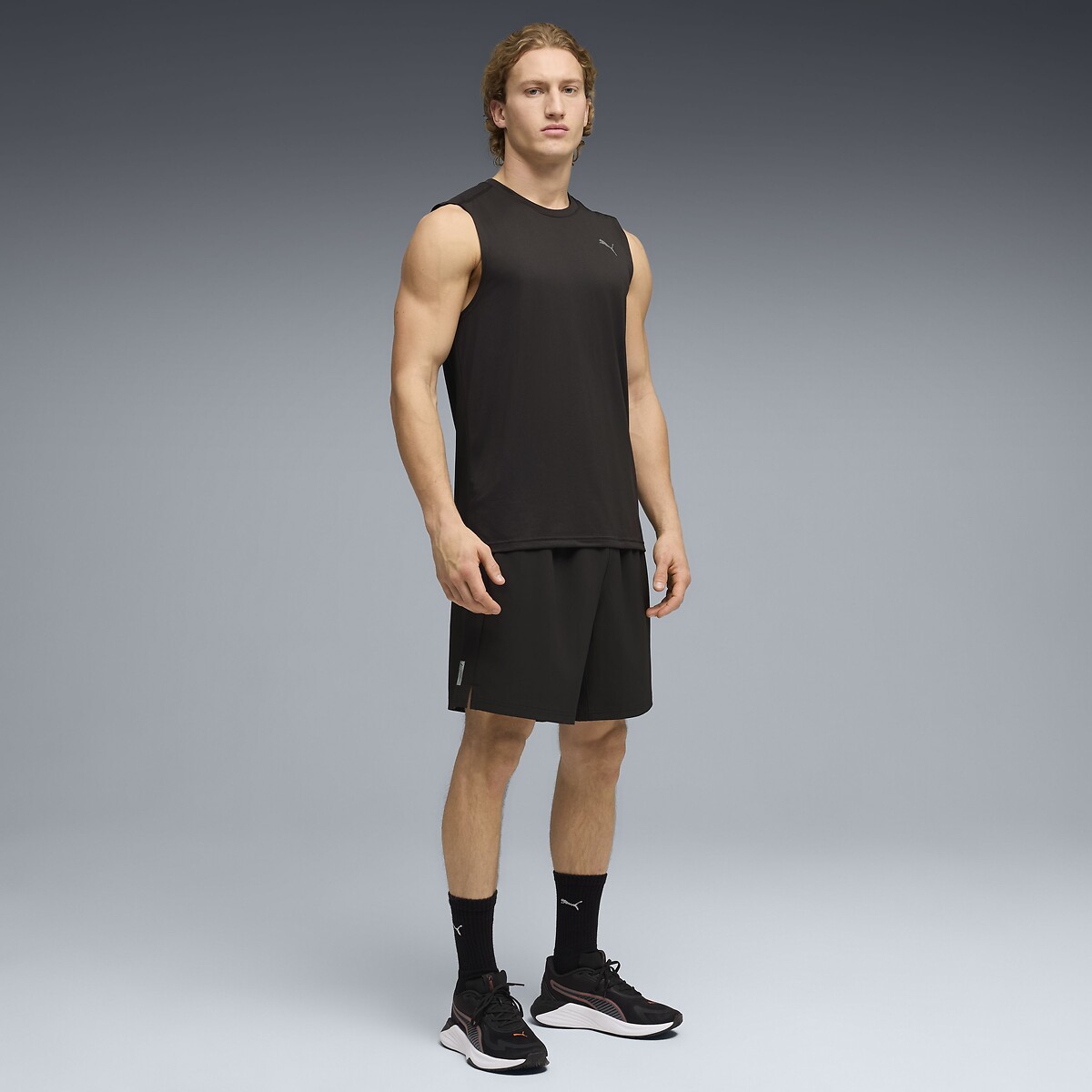 T-shirt sans manches, training noir, PUMA