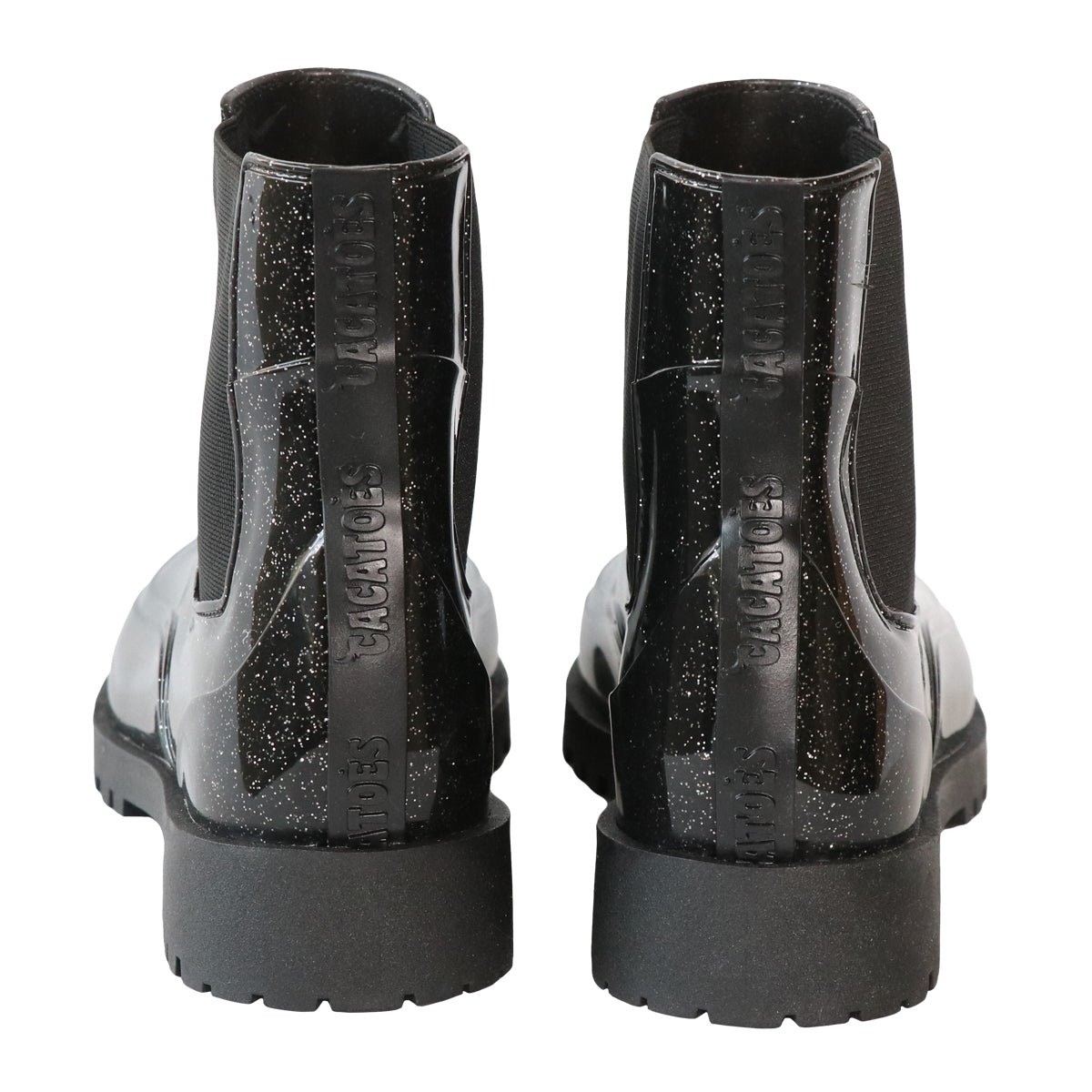 Bottes à paillette Femme DOCE GLITTER noir, CACATOES