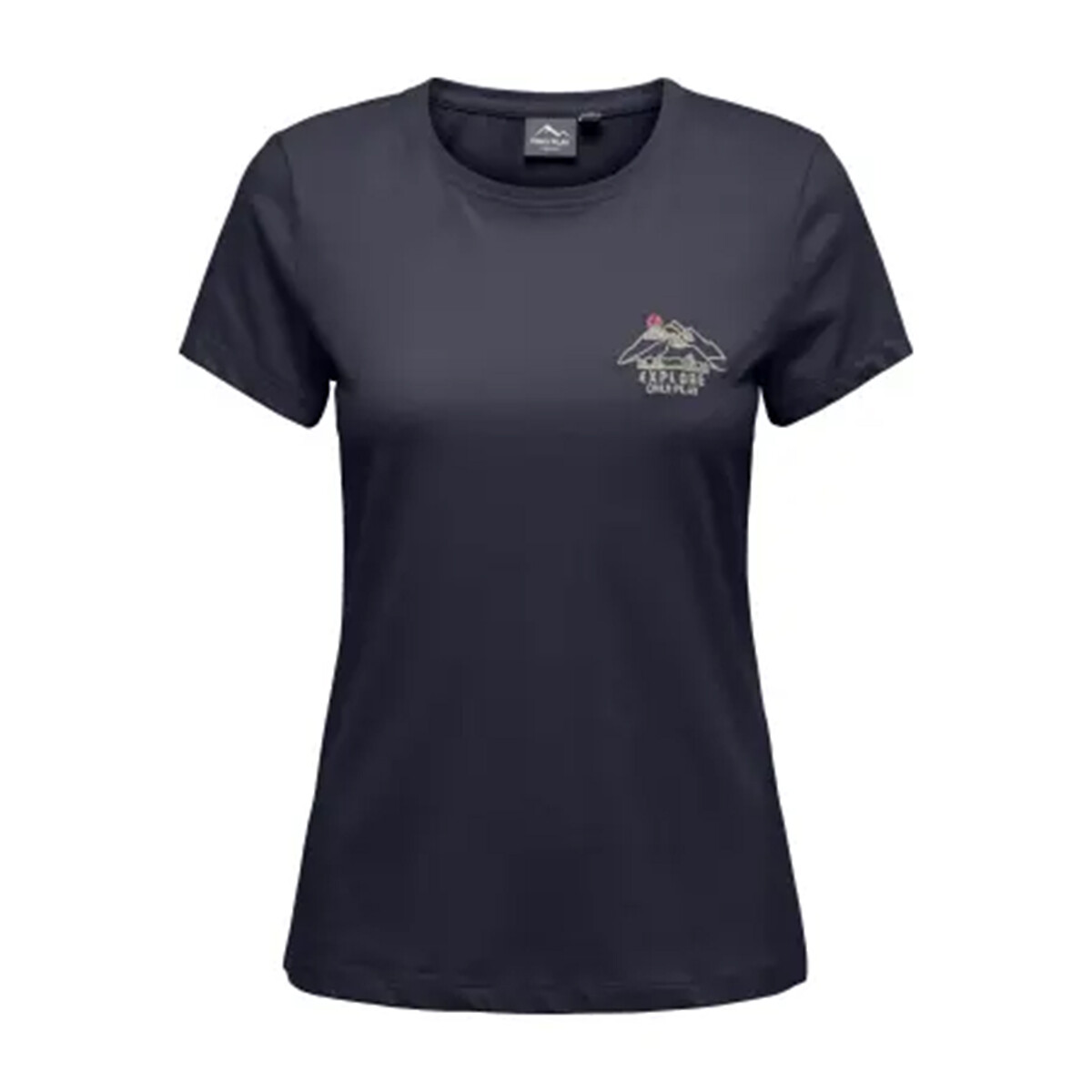 T-shirt da trekking a maniche corte blu scuro, ONLY PLAY