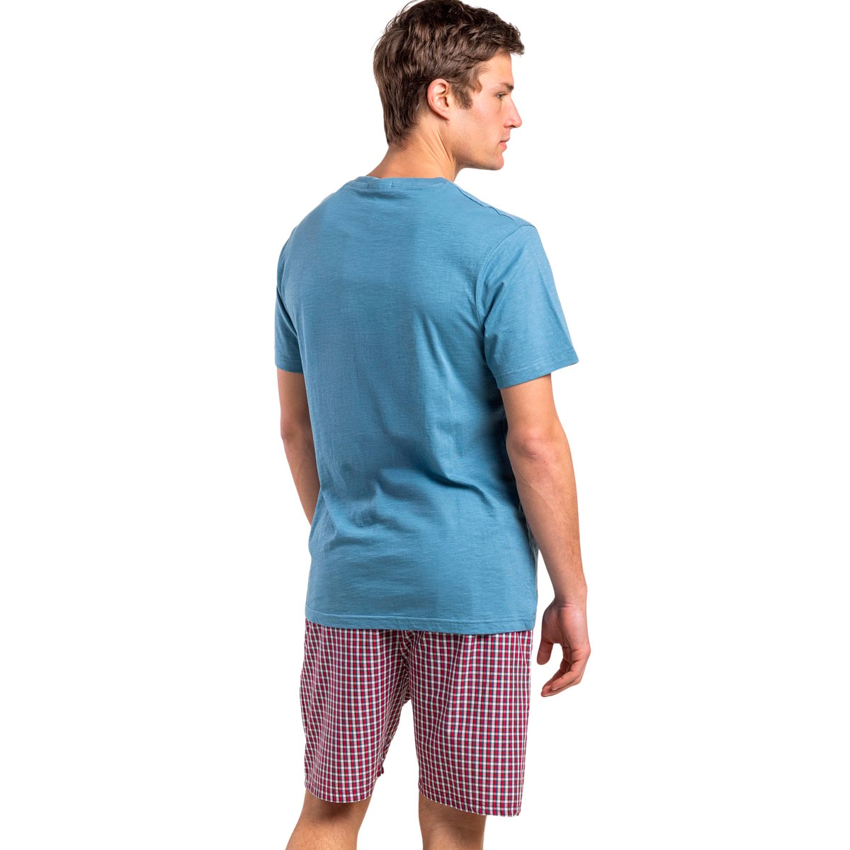 Pyjama short t-shirt Nomad Lois bleu, ADMAS