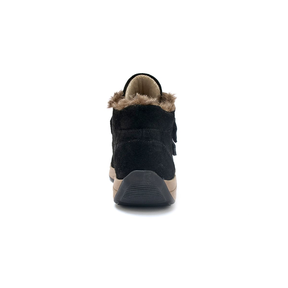 Botts scratchs cuir velours noir, PEDICONFORT