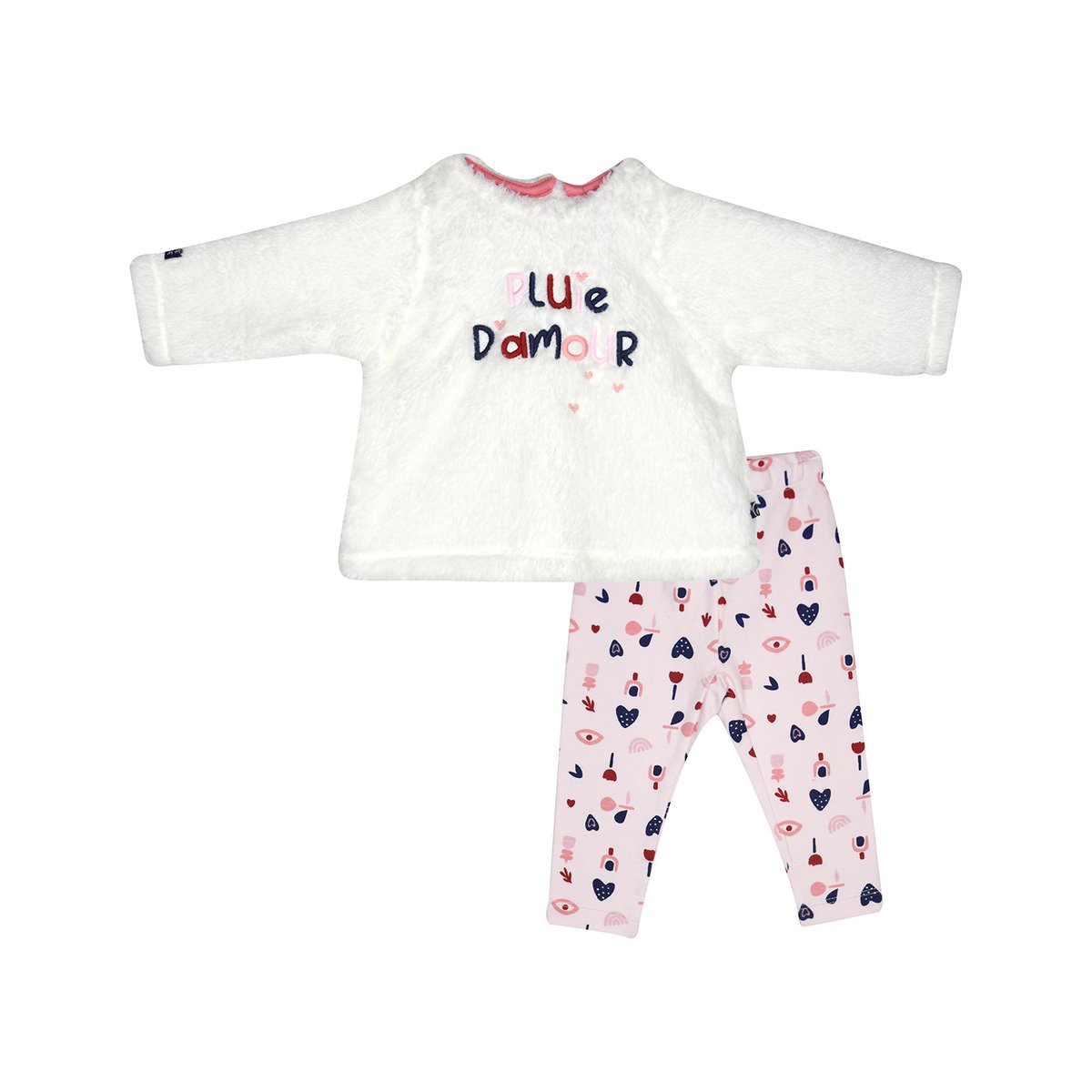 Sweat legging joa maille bebe rose, SUCRE D'ORGE