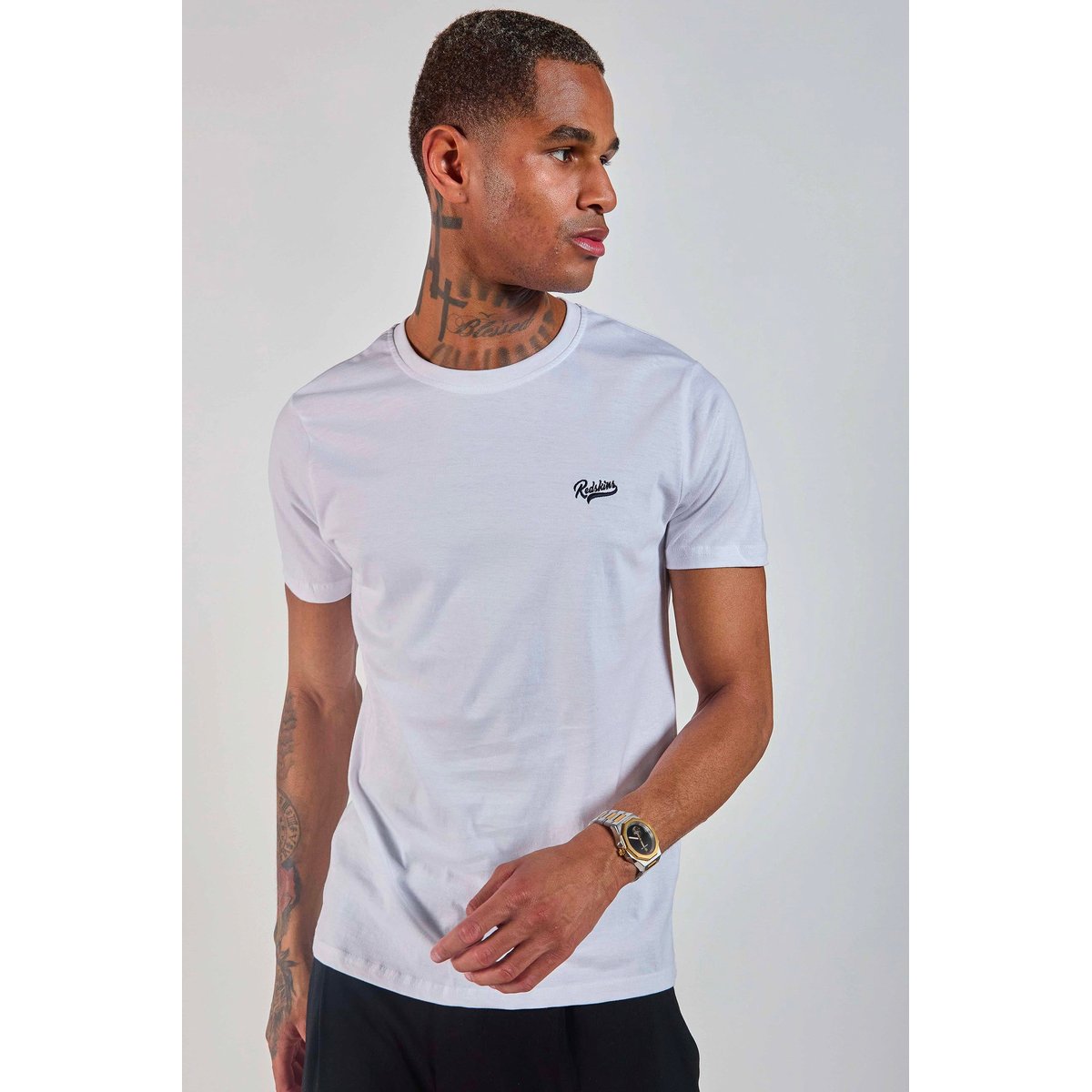 TEXTILE en coton TSHIRT ADULTE 231035 blanc, REDSKINS