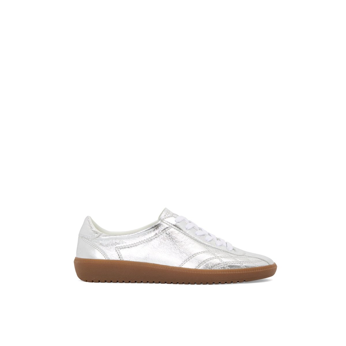 Basket en cuir SOPHIE argent, MELLOW YELLOW