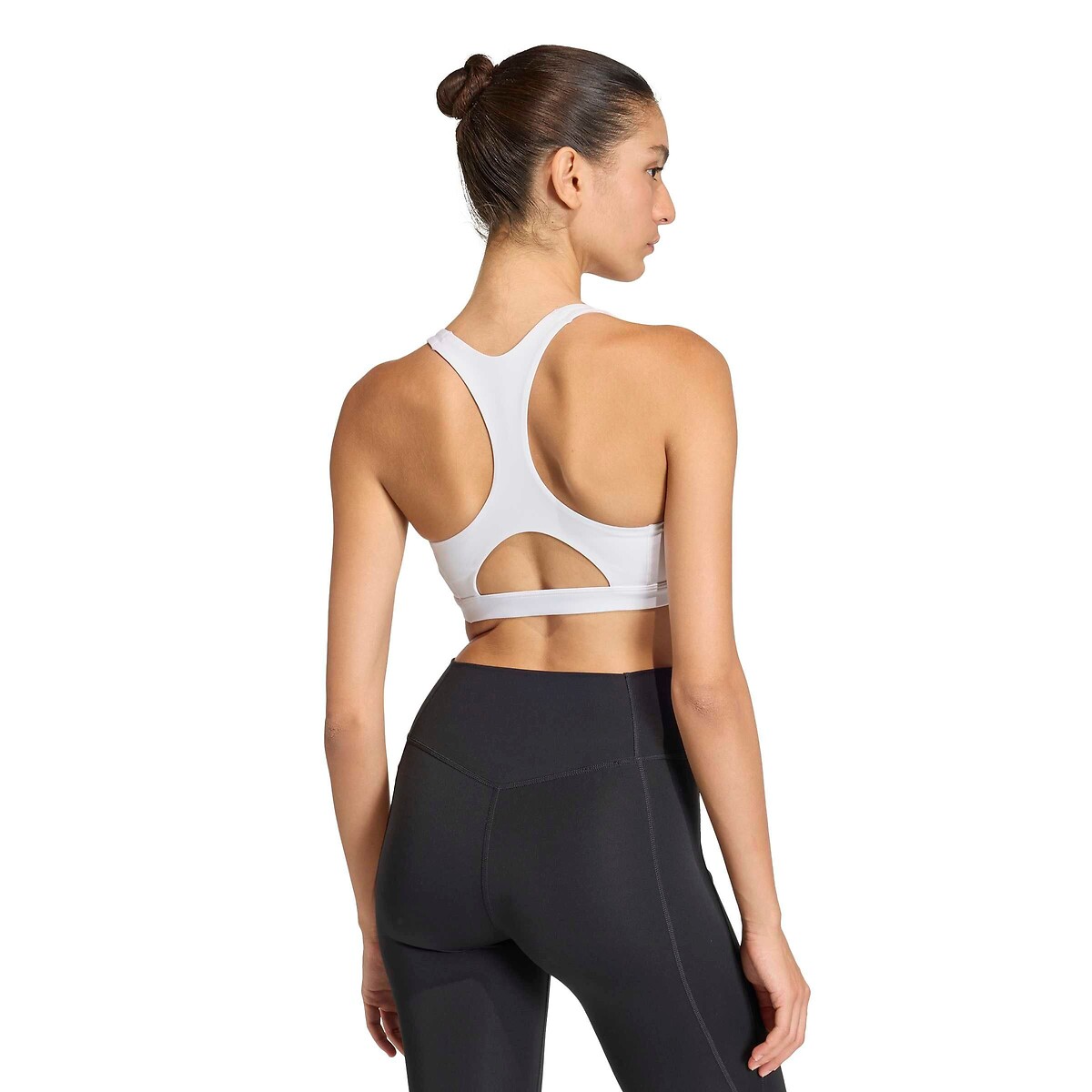 Brassière, bretelles amovibles blanc, adidas Performance