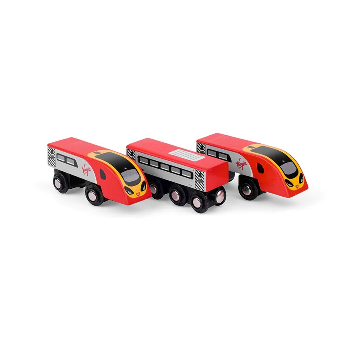 Train Virgin Pendolino rouge, BIGJIGS