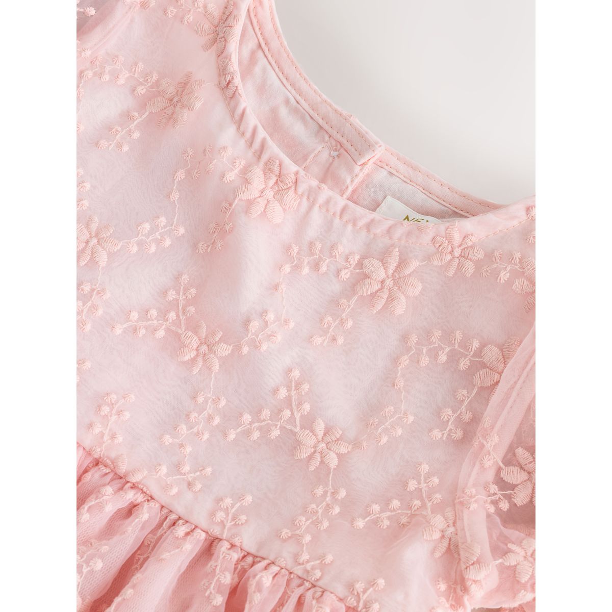Robe de bal brodée rose pastel, NEXT