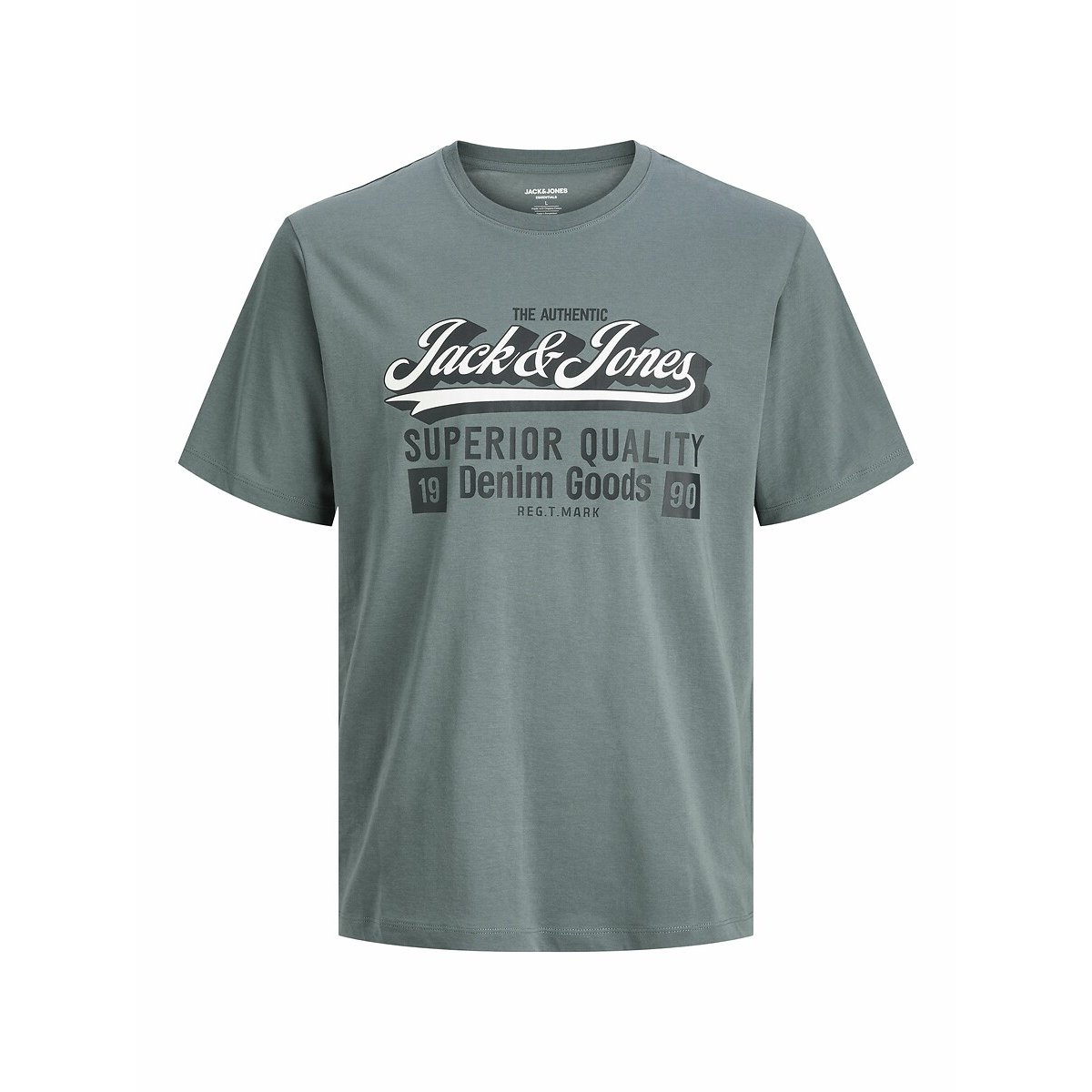Crew Neck T-Shirt blue, JACK & JONES