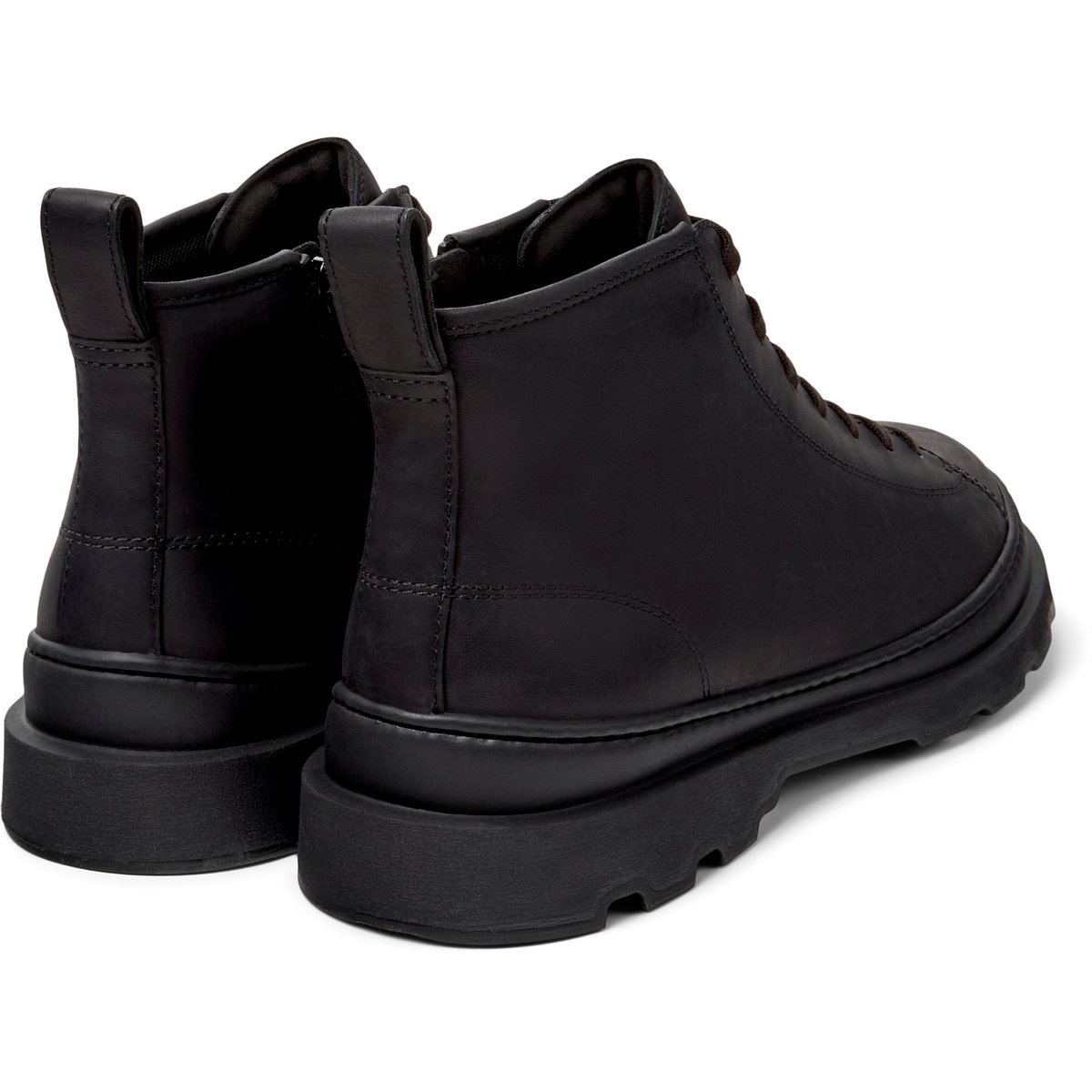 Bottines Brutus+ cuir noir, CAMPER