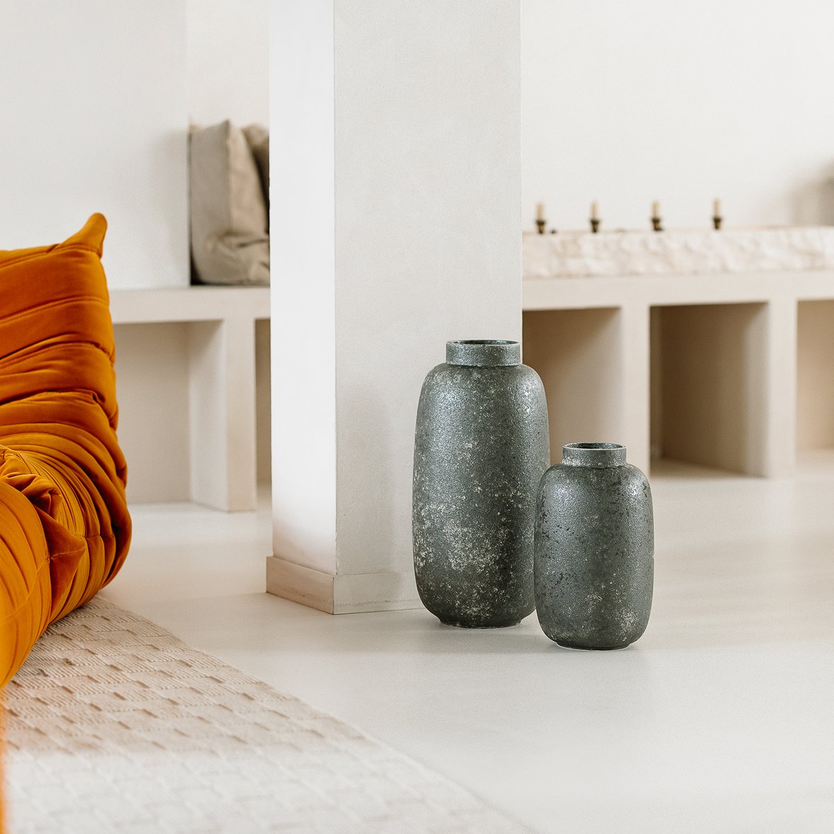 Vase BULLET vert, SP COLLECTION