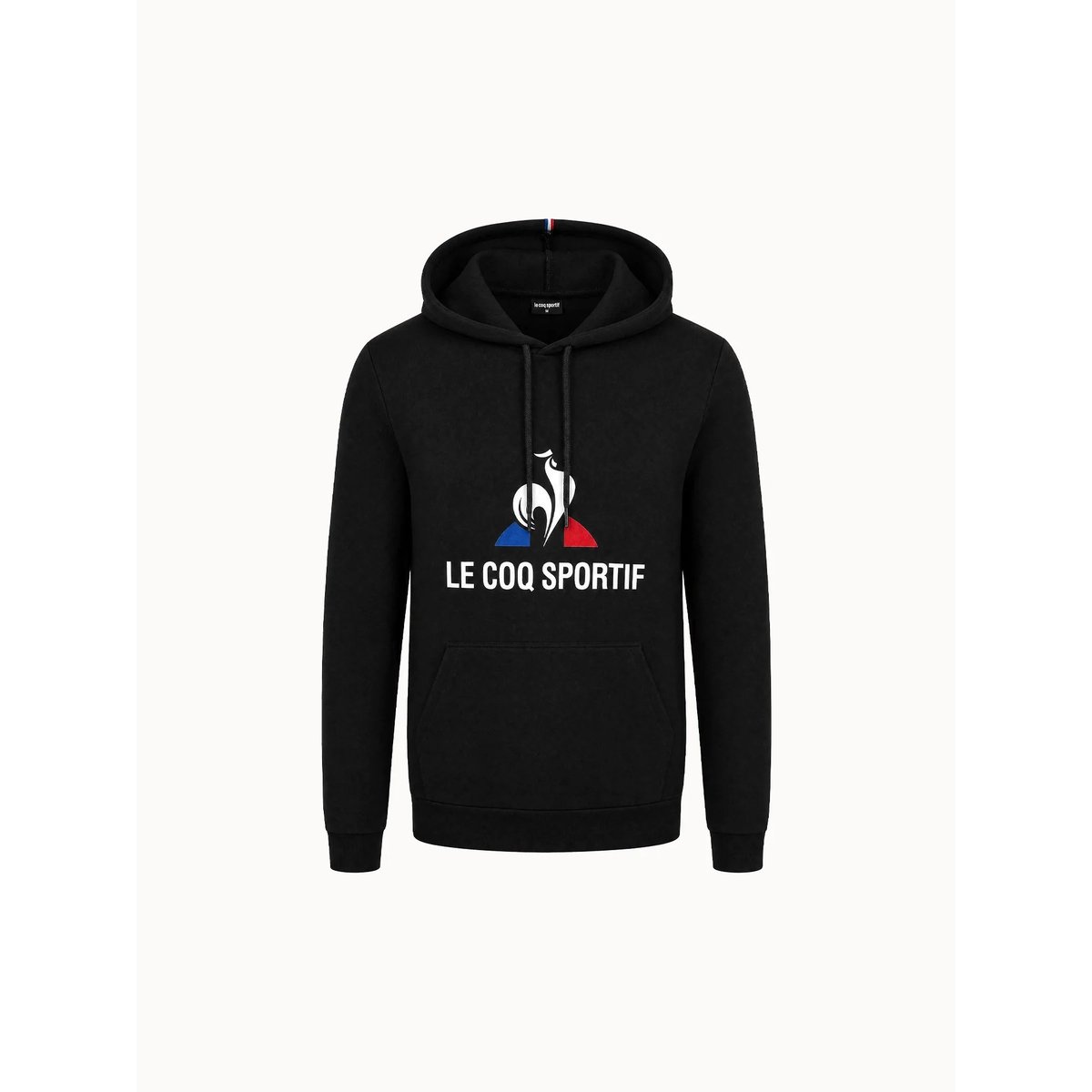 Sweat à capuche noir, LE COQ SPORTIF