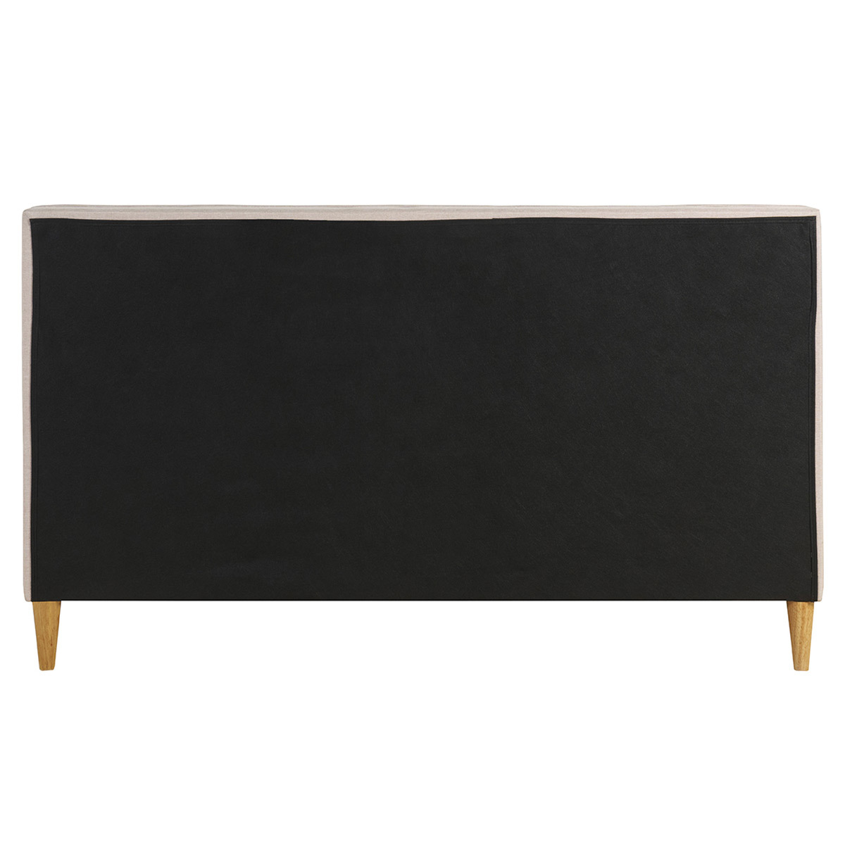Lit 2 places 160x200 cm en tissu beige DIANE beige, MILIBOO