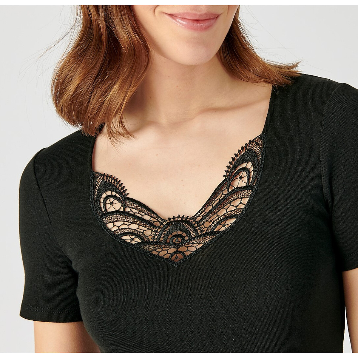 T-shirt a coste Thermolactyl Grado 3 nero , DAMART