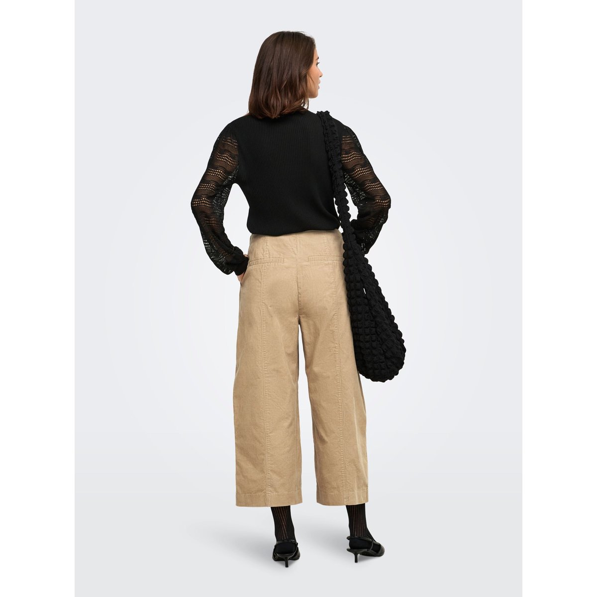 Pantalon Classique marron - cornstalk 1, ONLY