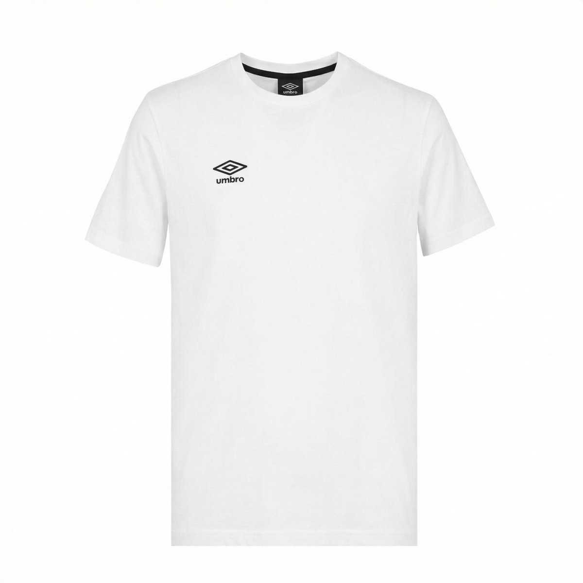 Tee shirt coton 160GSM blanc/noir, UMBRO