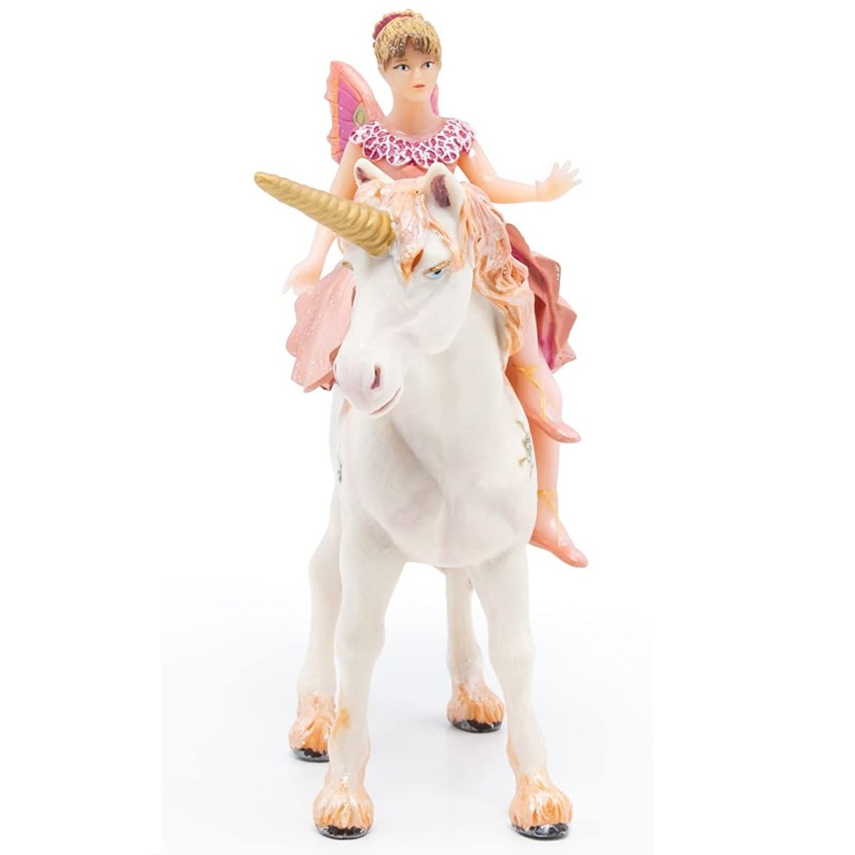 Figurine Ballerine sur sa licorne rose, PAPO