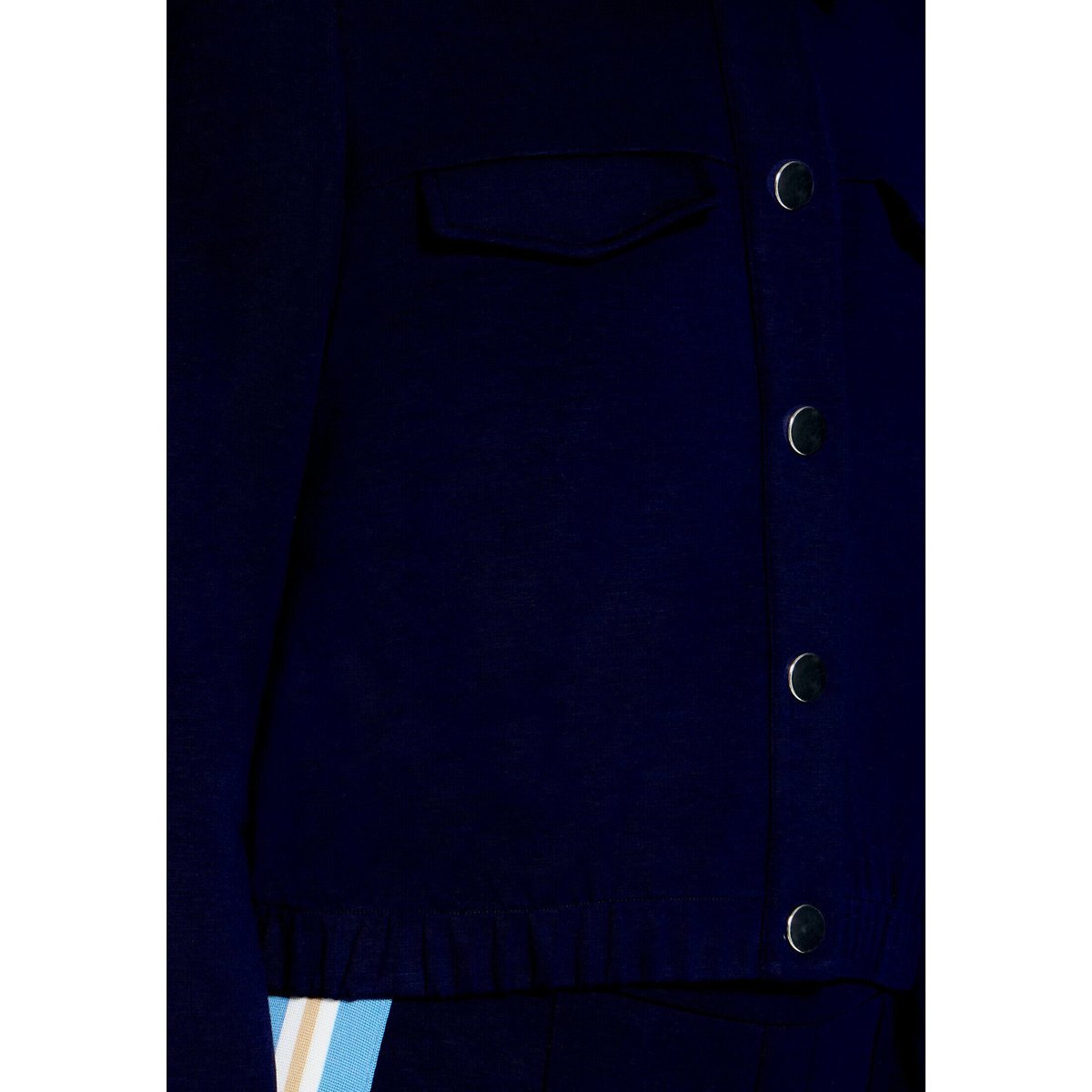 Veste casual à poches plaquées maritime blue, CARTOON