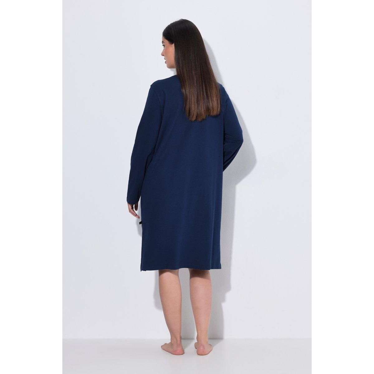 Lot de 2 chemises de nuit / grands T-shirts bleu nuit, ULLA POPKEN