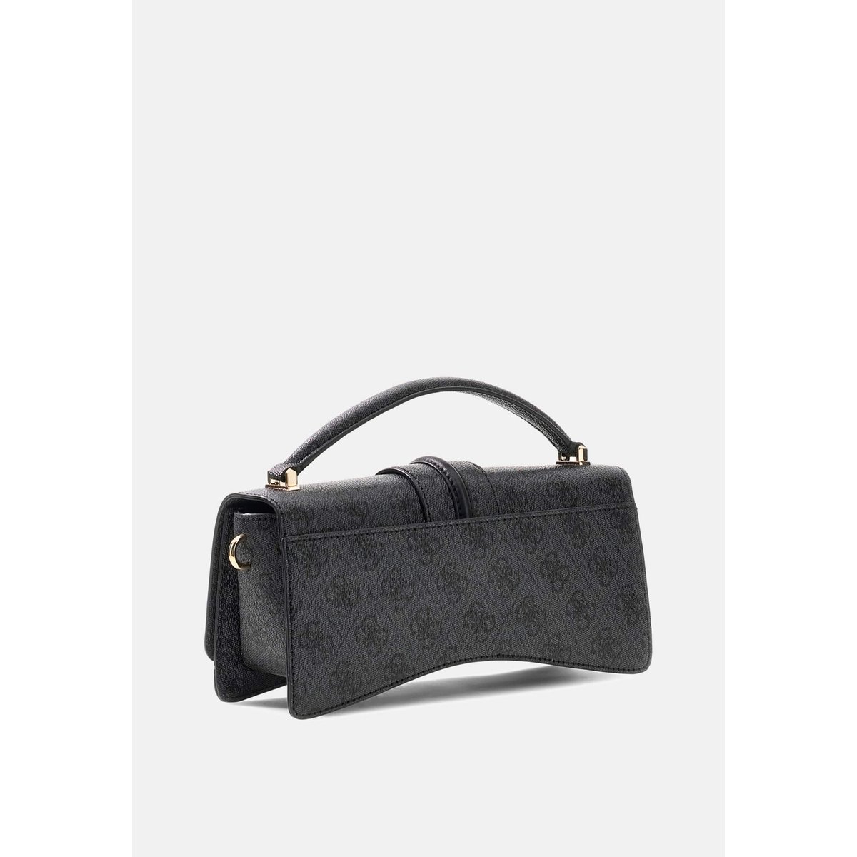 Sac Mini Yvonne Logo Crossbody gris, GUESS