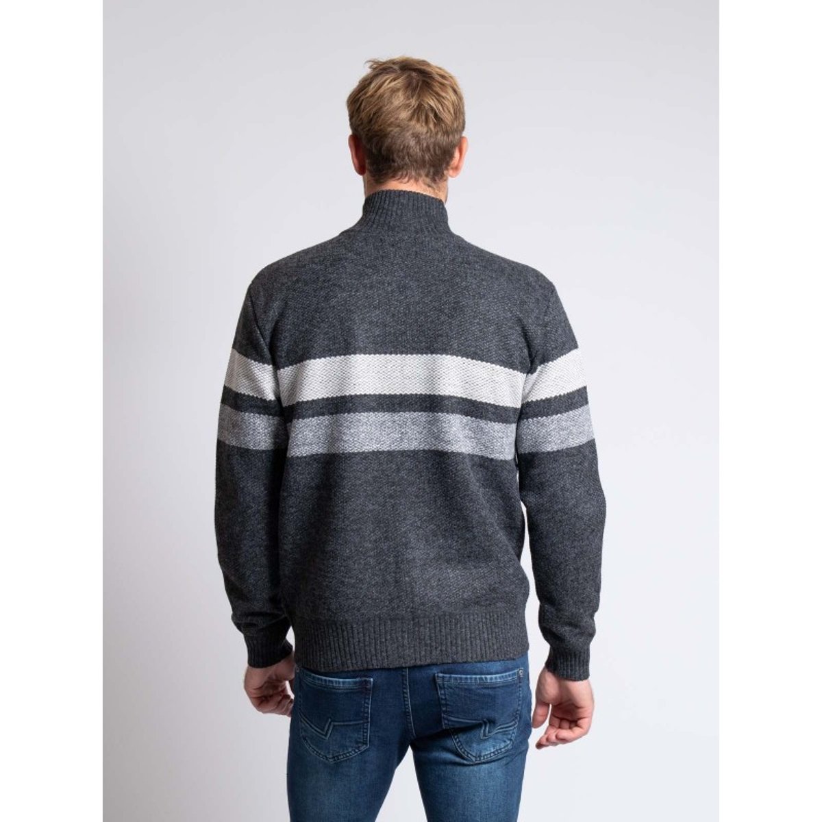 Gilet Zippé Col Montant Lodady gris foncé, RITCHIE