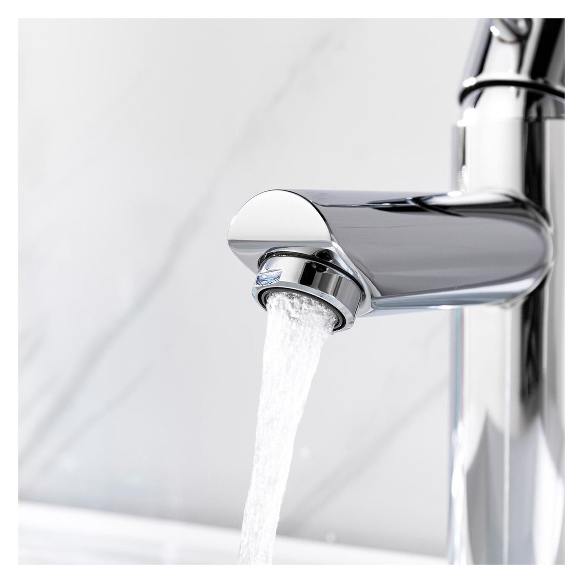 Robinet salle de bain mitigeur bec bas TAP chromé, MOB IN