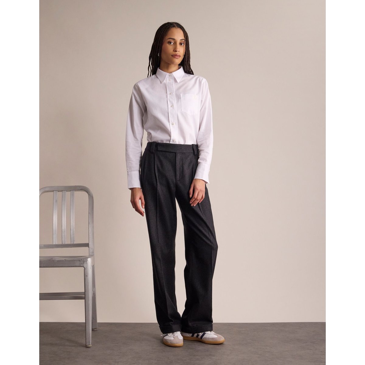 Pantalon Andy gris, INES DE LA FRESSANGE PARIS
