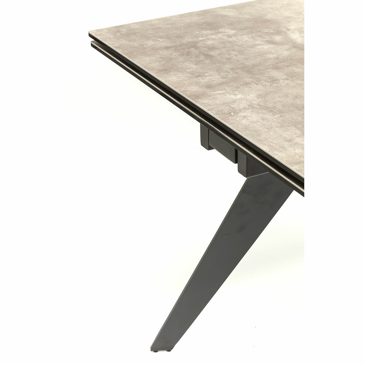 Extension Table Amsterdam Dark 160(40+40)x90cm black, KARE DESIGN